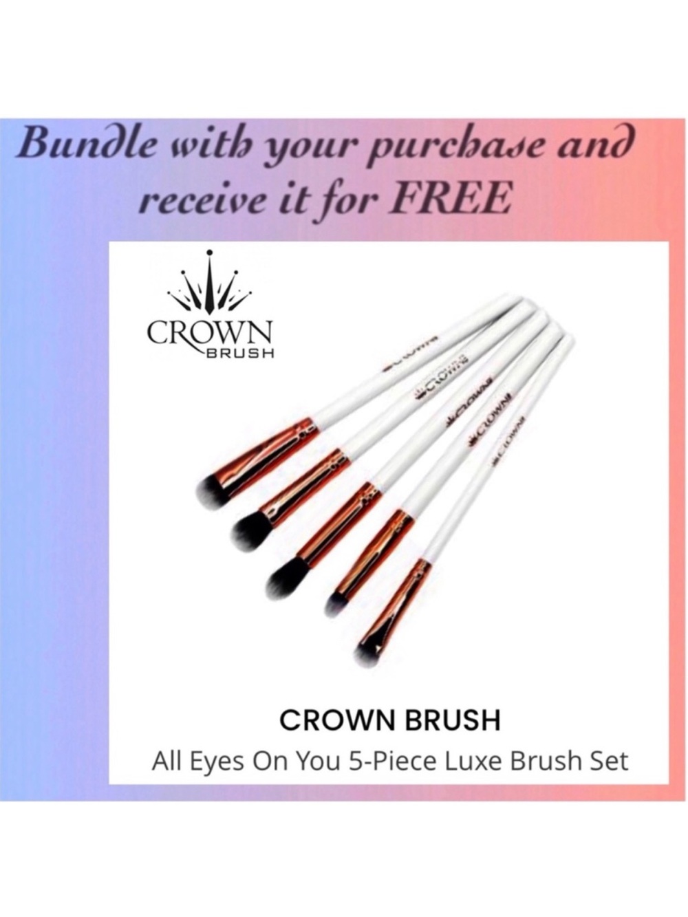 CROWN BRUSH 5-PC Brush Set